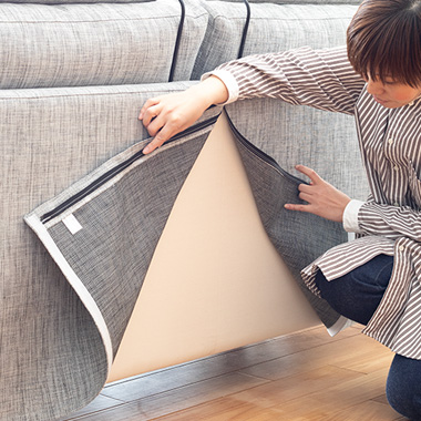 NewSugar Hi-Back Modern 3人掛けカウチソファセット交換用カバー