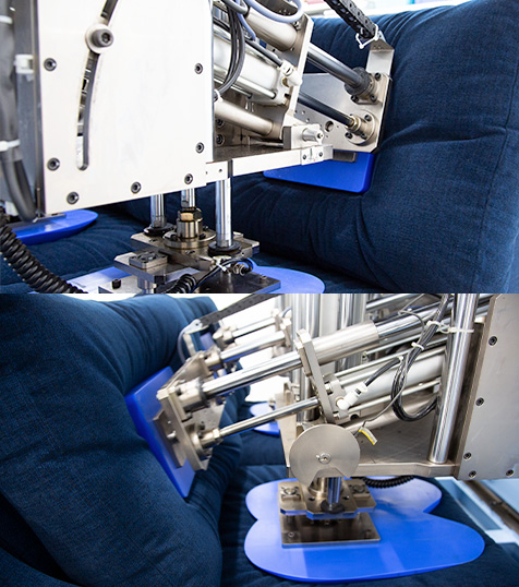 試験結果の説明写真