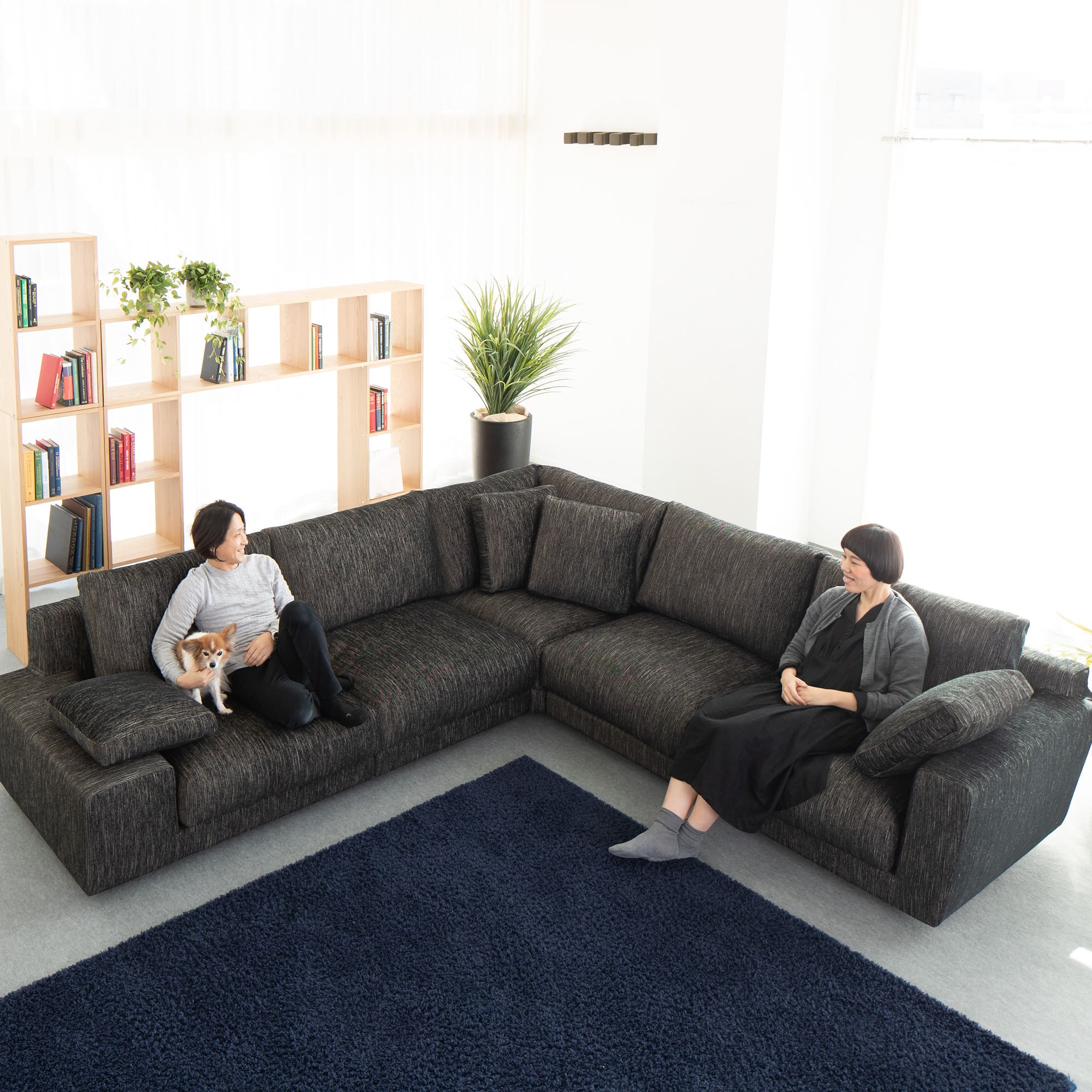 コーナーソファ NewSugar Maximum comfort スモール3人掛けコーナーソファセット 製品