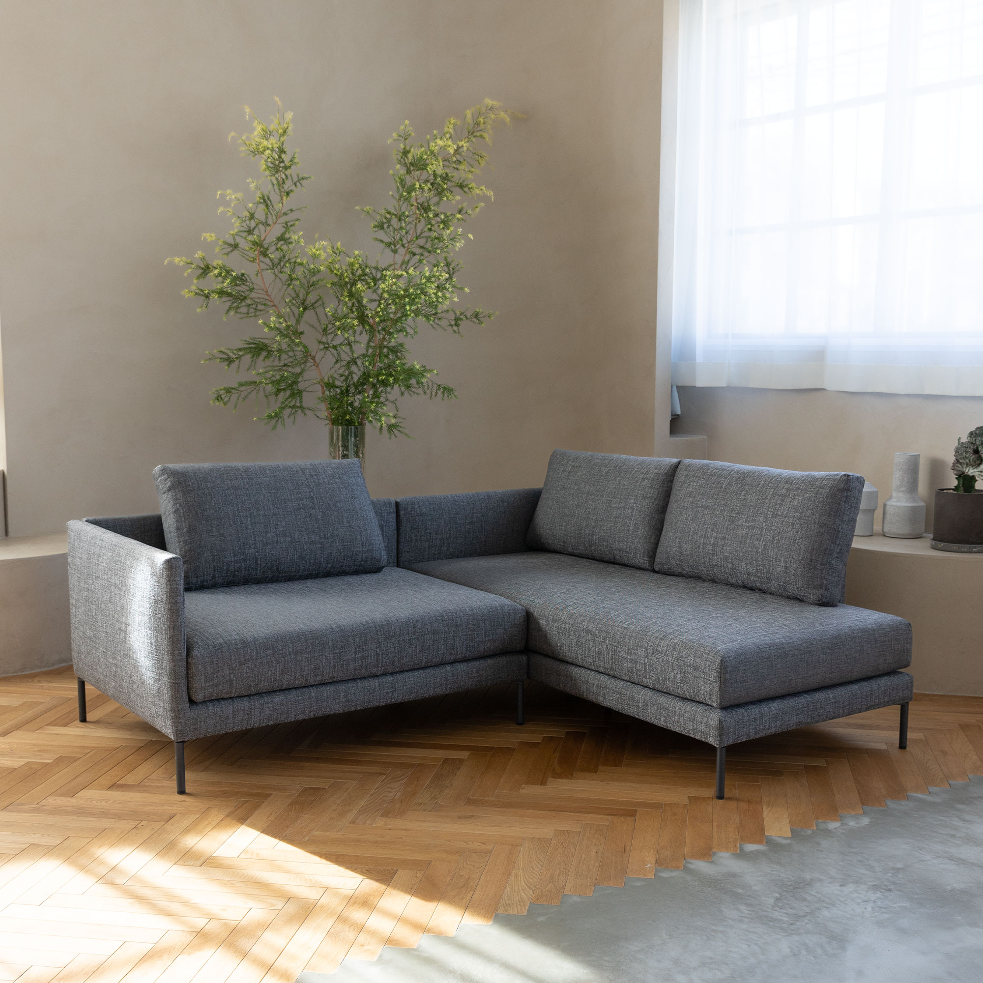 Animato 2人掛けカウチソファセット 製品詳細ページ | 国産ソファ