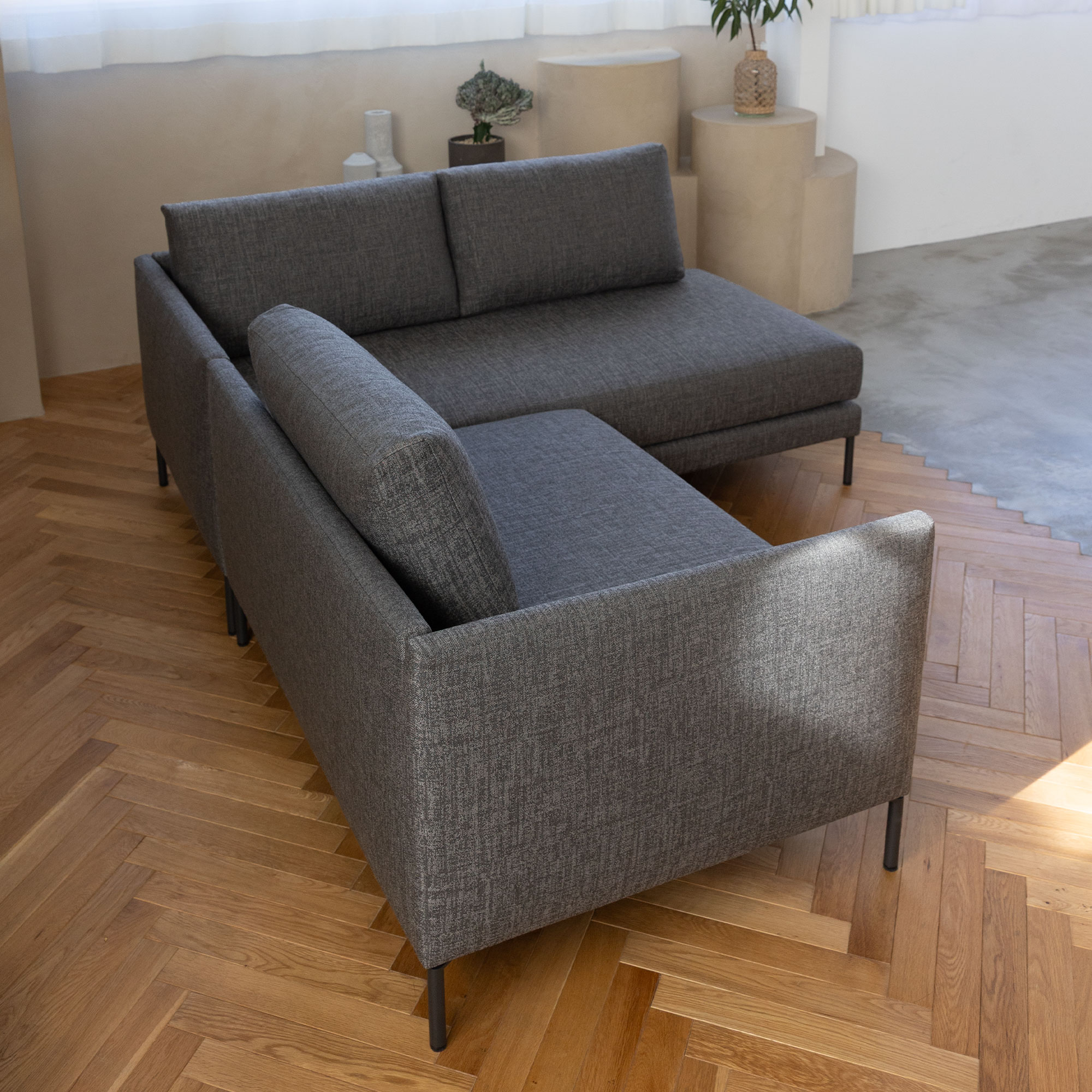 Animato 2人掛けカウチソファセット 製品詳細ページ | 国産ソファ