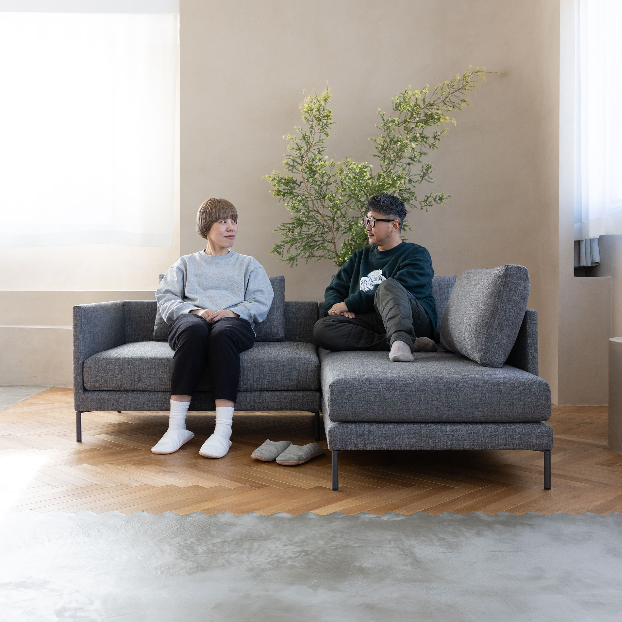 Animato 2人掛けカウチソファセット 製品詳細ページ | 国産ソファ