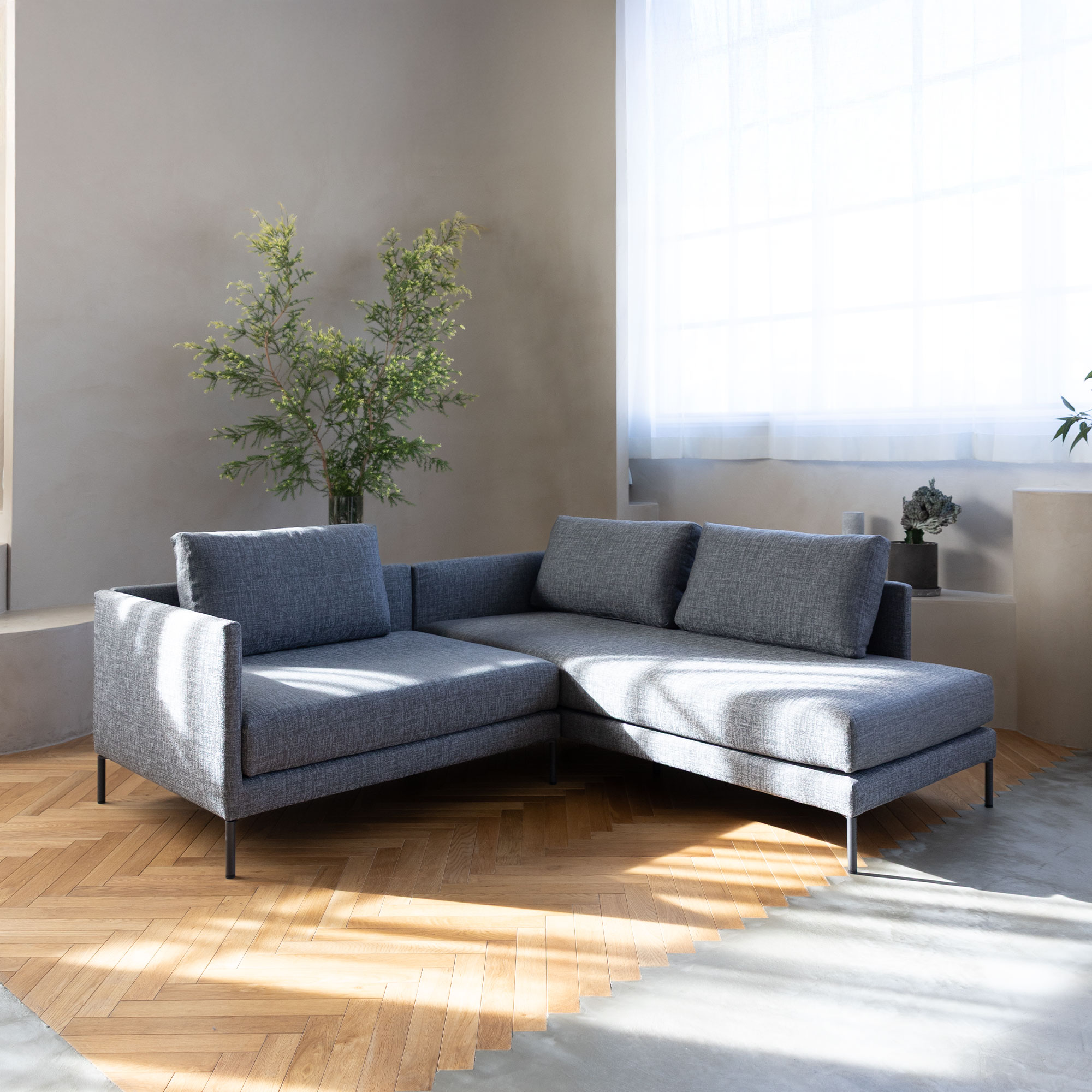 Animato 3人掛けカウチソファセット 製品詳細ページ | 国産ソファ