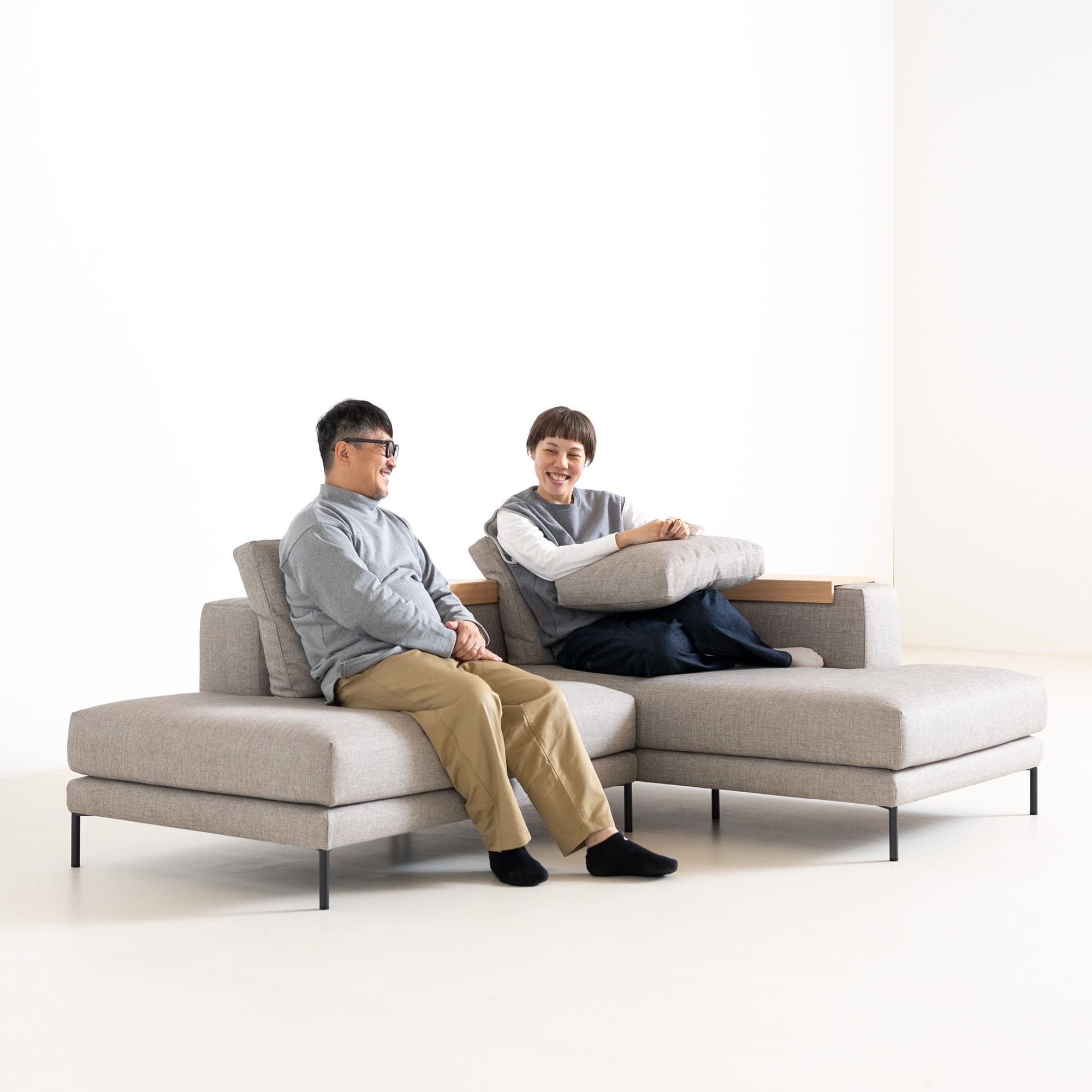 カウチソファ Decibel Standard ミドル3人掛けカウチソファセット 2170」 製品