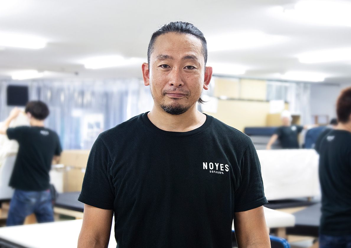 ソファ職人と工場見学 国産ソファブランド Noyes ソファ職人と工場見学 国産ソファブランド Noyes
