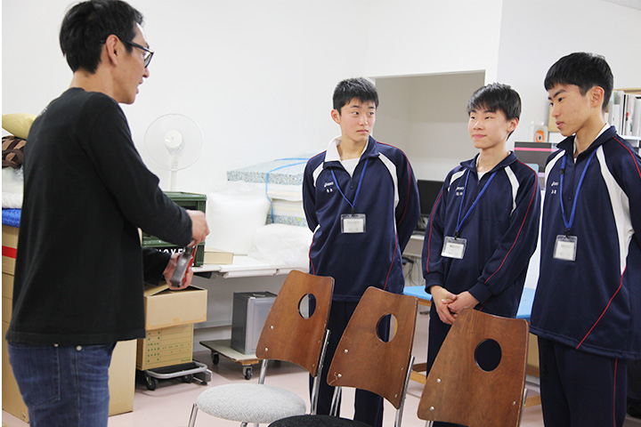 ソファを作ろう。中学生の職場体験Vol9 名古屋市立汐路中学校