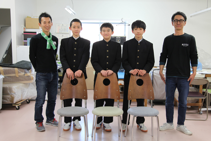 ソファを作ろう。中学生の職場体験Vol10 名古屋市立猪子石中学校