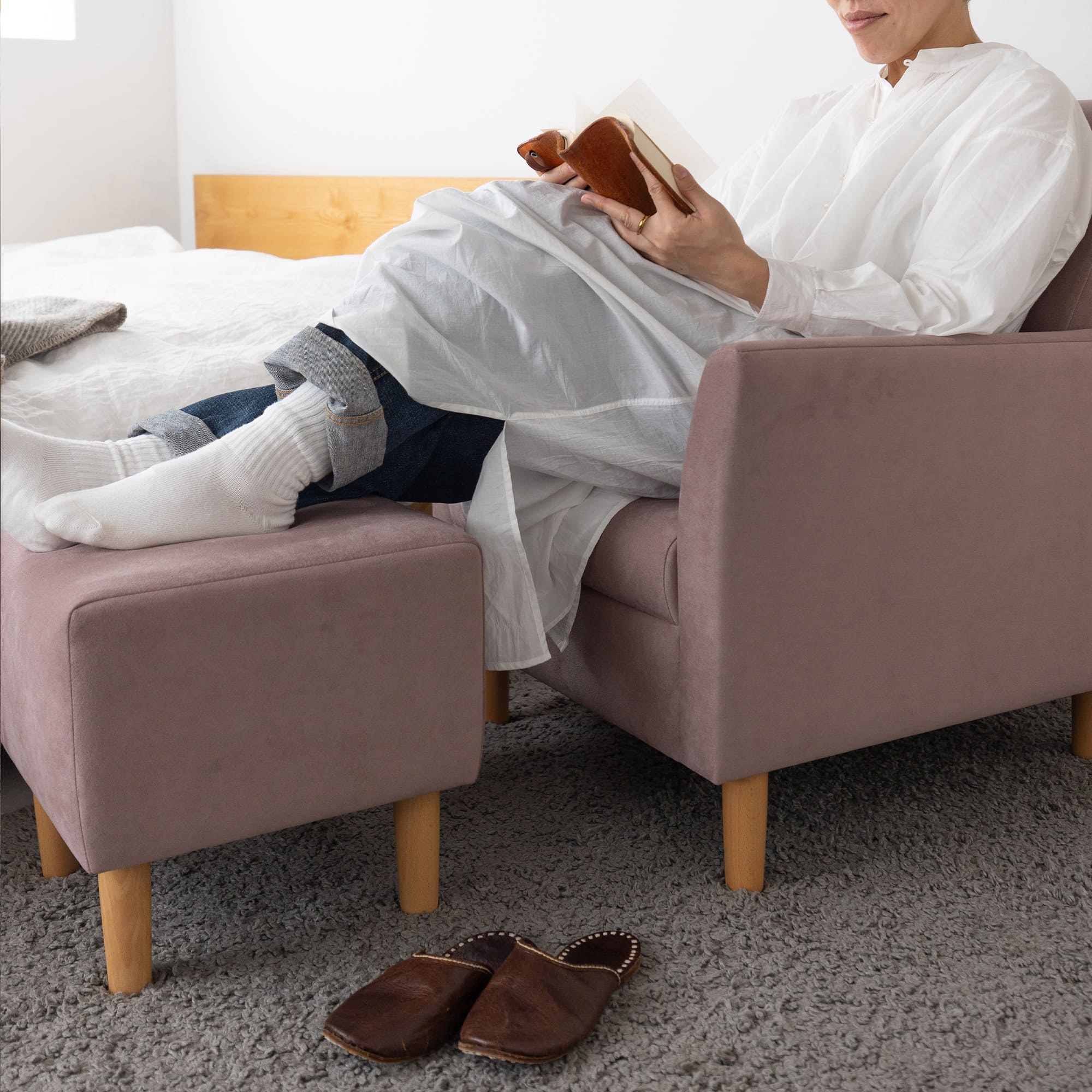 Lavanda オットマン」 製品詳細ページ | 国産ソファブランド NOYES