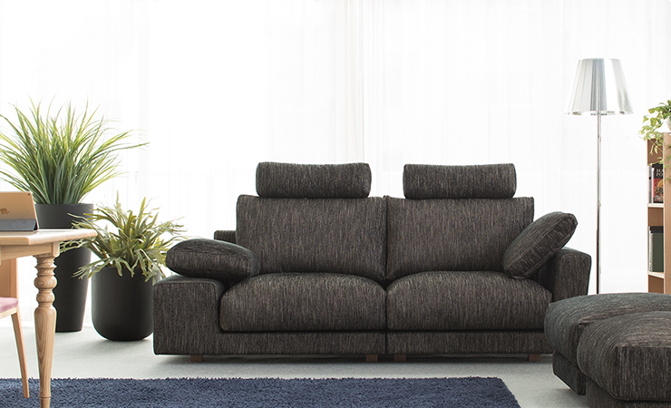 NewSugar Maximum Comfort HS すべてが最高峰のソファ。高級感あふれる外観と、心までくつろげる座り心地は満足以上の満足を感じることができます。