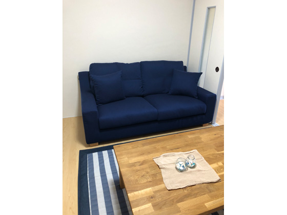 【Iehuys さま専用】　NOYES　1人掛けソファ　ネイビー ソファのある暮らし - 大阪府 H.Y様邸 | 国産ソファブランド NOYES
