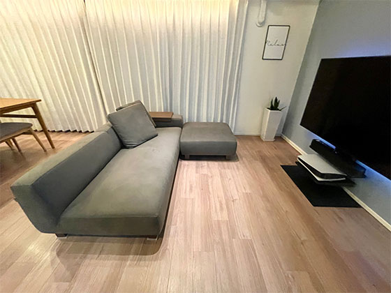 【NOYES】SOFAファブリックネイビー色 カウチソファを探す：トップページ | 日本を代表する国産ソファ