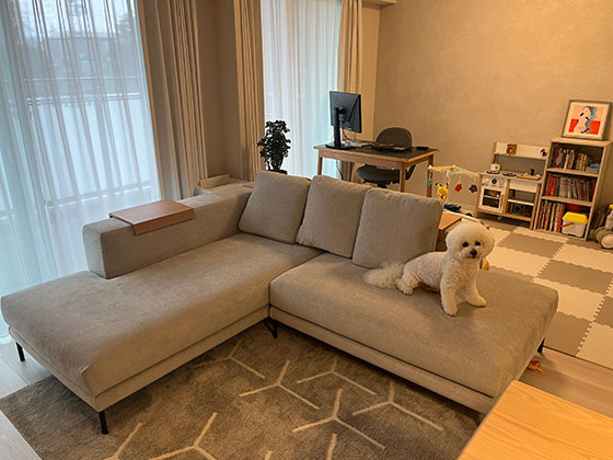 ソファのある暮らし - 神奈川県 T.Y様邸 | 国産ソファブランド NOYES