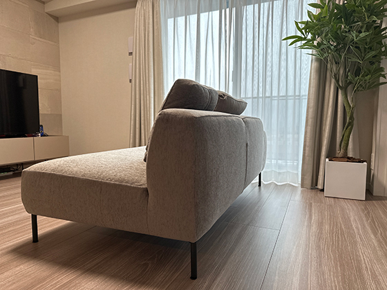 美品　NOYES ソファ　グレイッシュベージュ F1ランク LAシリーズ | 国産ソファブランド NOYES