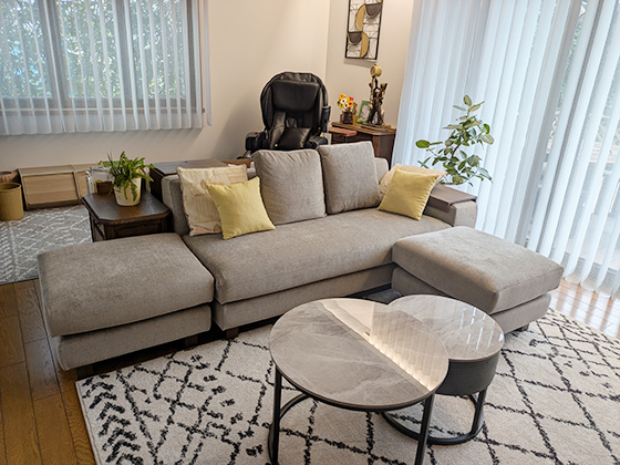 ソファのある暮らし - 岡山県 K.M様邸 | 国産ソファブランド NOYES