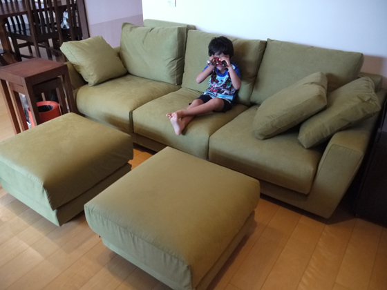 ソファのある暮らし - 東京都 K.F様邸 | 国産ソファブランド NOYES