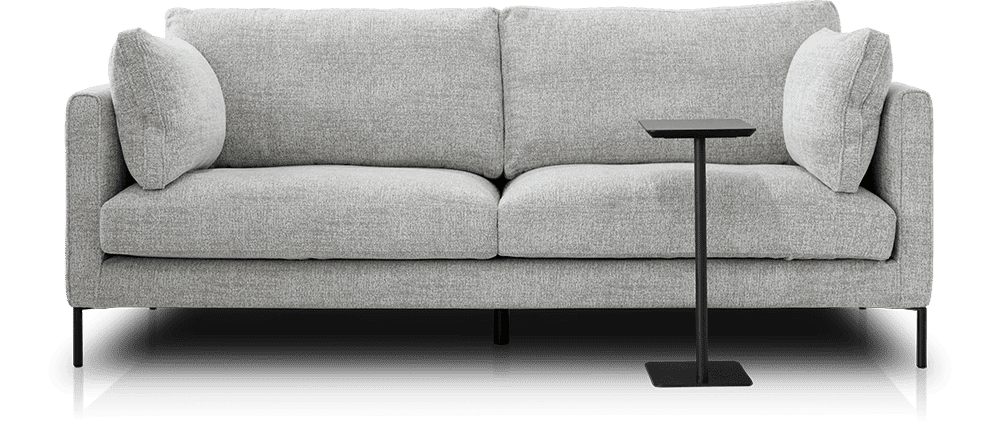 美品！NOYESノイエス3人掛けソファワイドライトグレーシンプルおしゃれ