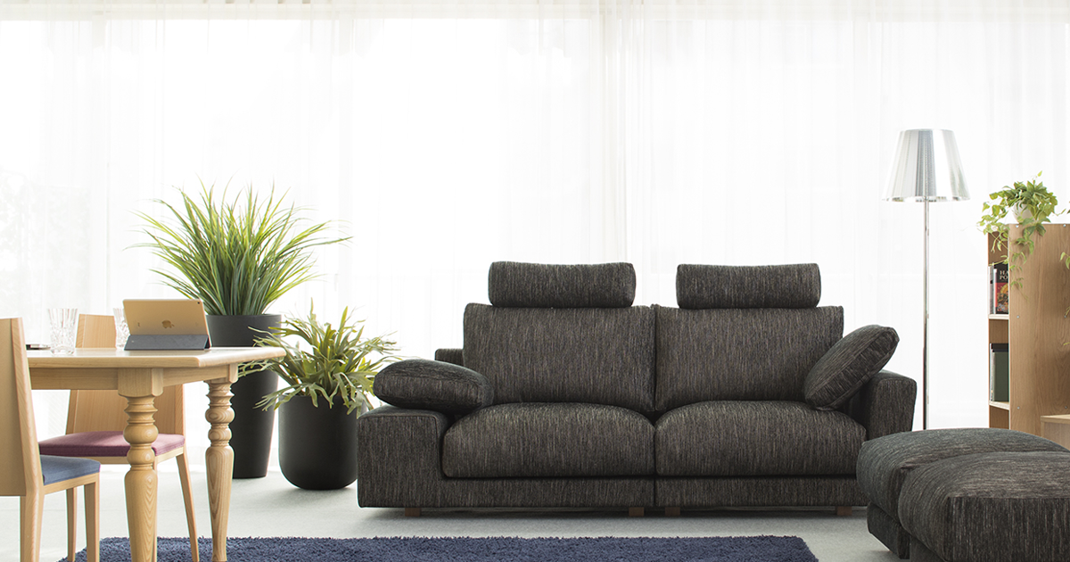 最高級ソファ「NewSugar Maximum Comfort HS 3人掛け両ひじ」｜日本を